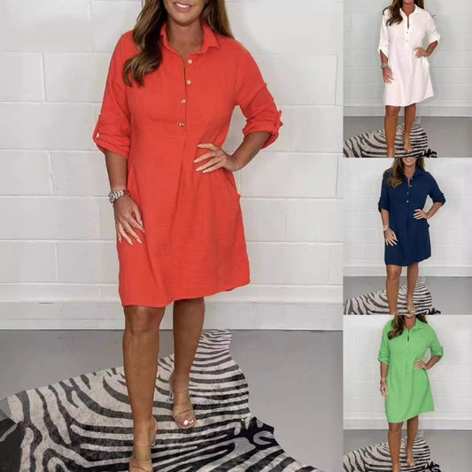 Robe chemise décontractée
