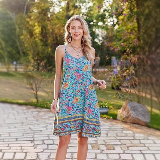 Robe de plage bohème