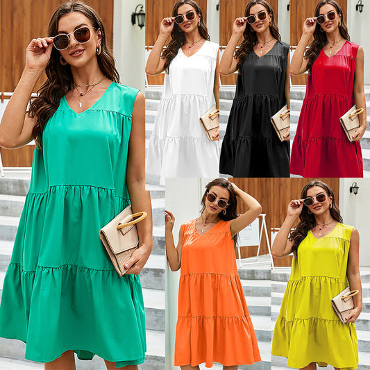 Robe d'été sans manches